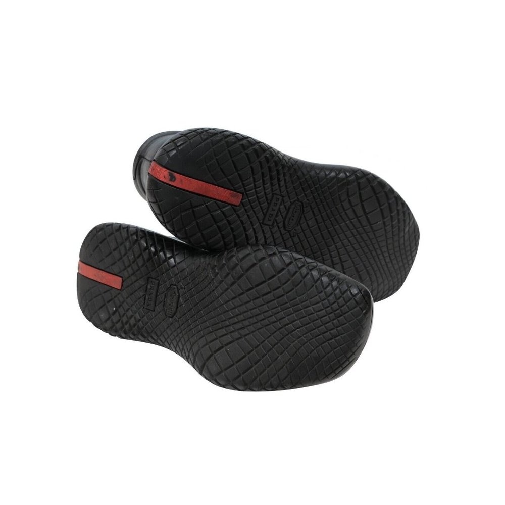 Prada Men Vintage Chunky Derby 7.5 UK8.5 Black Leather AW99 Square Toe Platform - Picture 10 of 11